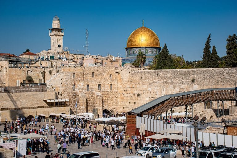 The western wall in Jerusalem