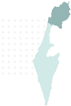 Map of northern Israel