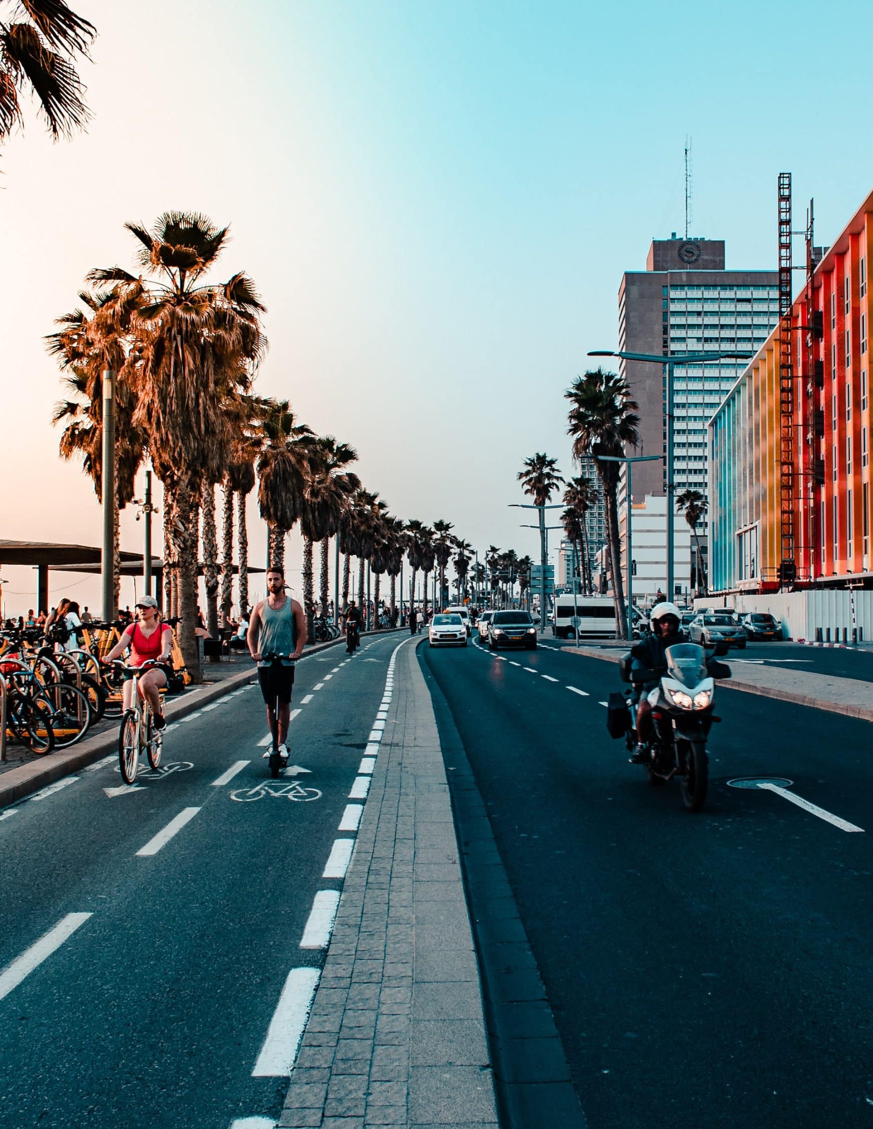 Tel Aviv promenade, central Israel