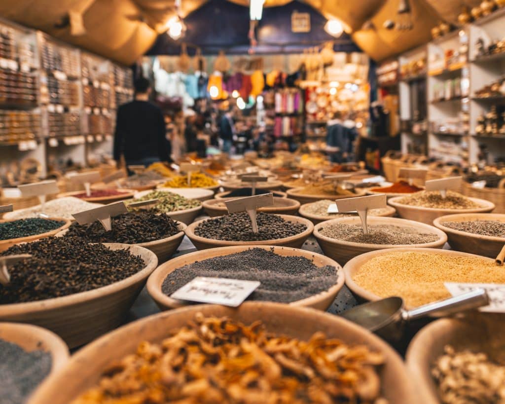 Stalls in Jerusalem market, Jerusalem
