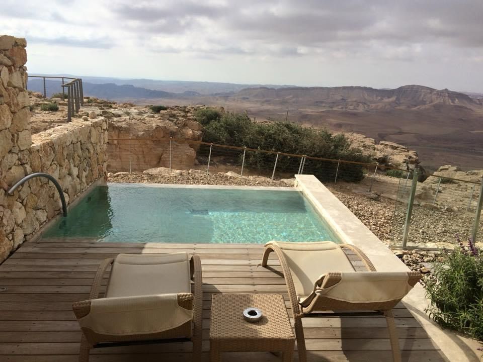 Beresheet Hotel room with private pool, Mitzpe Ramon